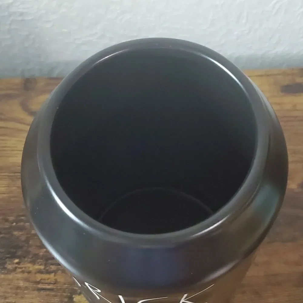 RAE DUNN Trick or Treat Tall Black Canister 2020 HTF